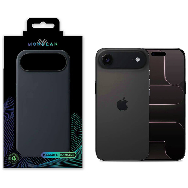 Чохол Monblan Magnetic Silicone MagSafe for iPhone Air Black