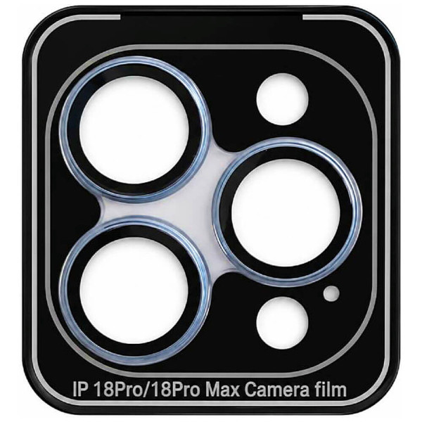 Захисне скло Monblan для камери iPhone 18 Pro/18 Pro Max Metal Ring Series (Blue)