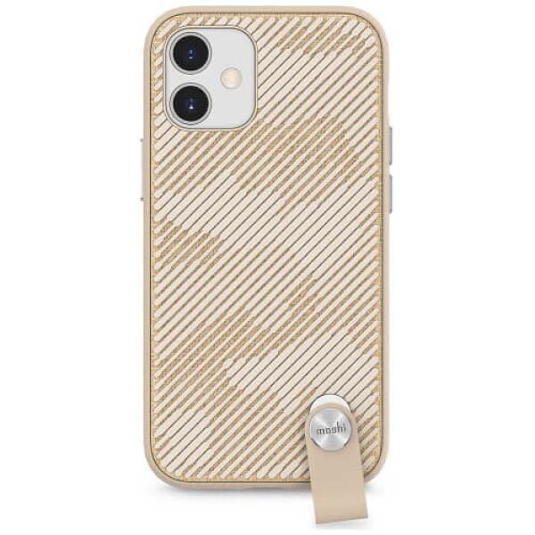 Чохол-накладка Moshi Altra Slim Case with Wrist Strap Sahara Beige for iPhone 12 mini (99MO117306)