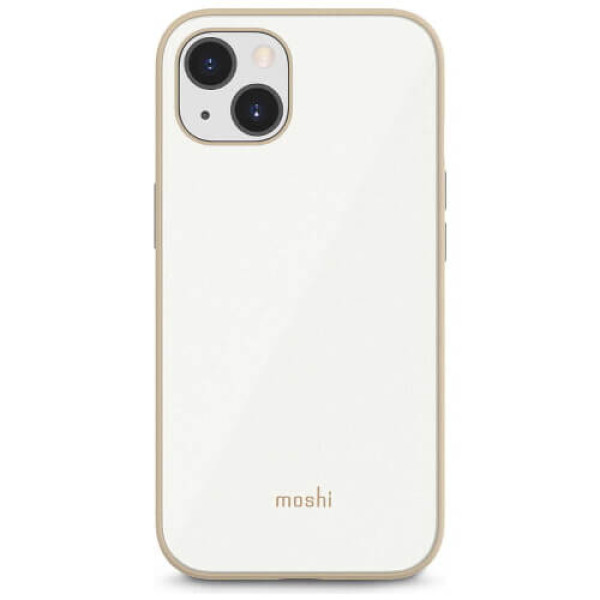 Чохол-накладка Moshi iGlaze Slim Hardshell Case Pearl White for iPhone 13 (99MO132102)