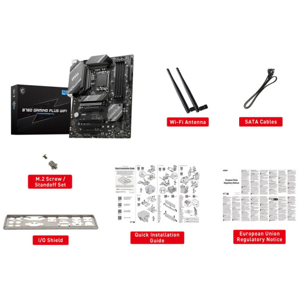 Материнська плата MSI B760 GAMING PLUS WIFI (911-7D98-046)