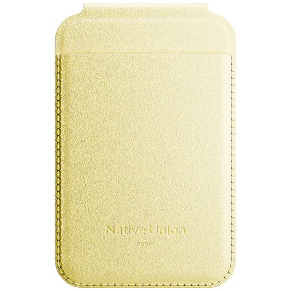 Чохол для пластикових карток Native Union Active Wallet Stand Magnetic Lemon (ACT-LMO-WAL)