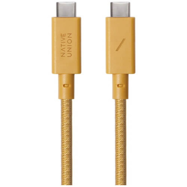 Кабель Native Union Anchor Cable USB-C to USB-C Pro 240W Kraft (3 m) (ACABLE-C-KFT-NP)