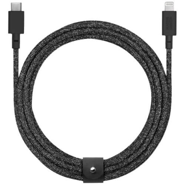 Кабель Native Union Belt Cable XL USB-C to Lightning Cosmos Black (3 m) (BELT-CL-CS-BK-3-NP)