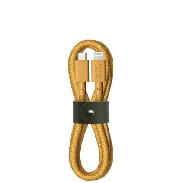 Кабель Native Union Belt Cable USB-C to Lightning Kraft (1.2 m) (BELT-CL-KFT-2-NP)