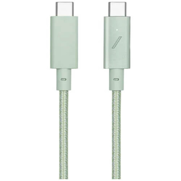 Кабель Native Union Desk Cable USB-C to USB-C Sage (2.4 m) (DCABLE-C-GRN-NP)