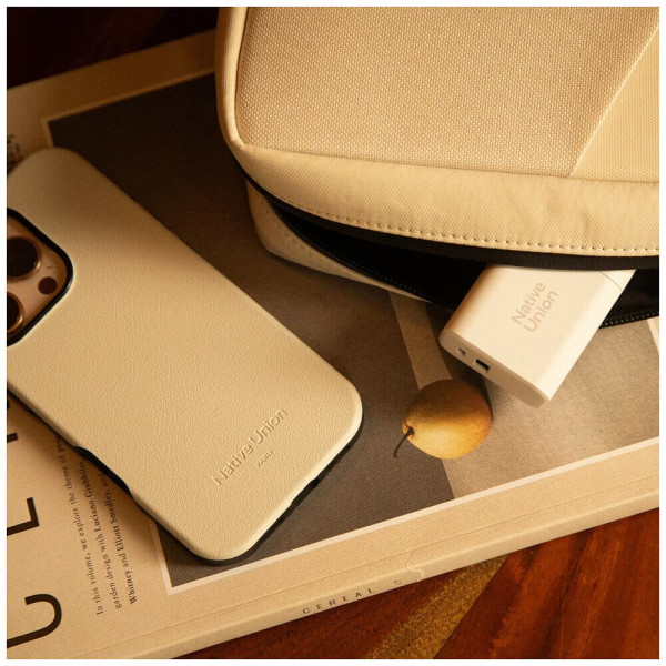 Мережевий зарядний пристрій Native Union Fast GaN Charger PD 45W (1 USB-C + 1 USB-A) Port White (FAST-PD45AC-WHT-EU)