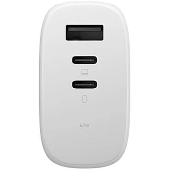 Мережевий зарядний пристрій Native Union Fast GaN Charger PD 67W 3 Ports White (FAST-PD67-WHT-2CA)