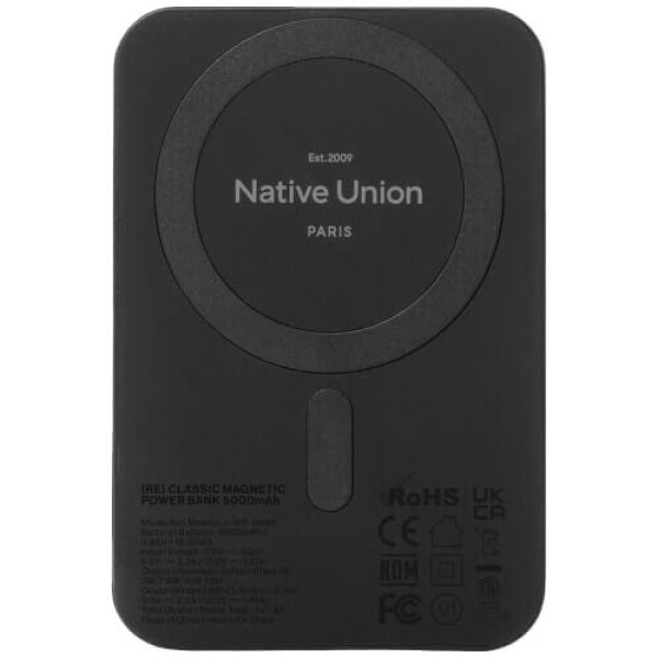 Додатковий акумулятор Native Union (Re) Classic Magnetic Power Bank 5000mAh Kraft (PB-5KMS-KFT)
