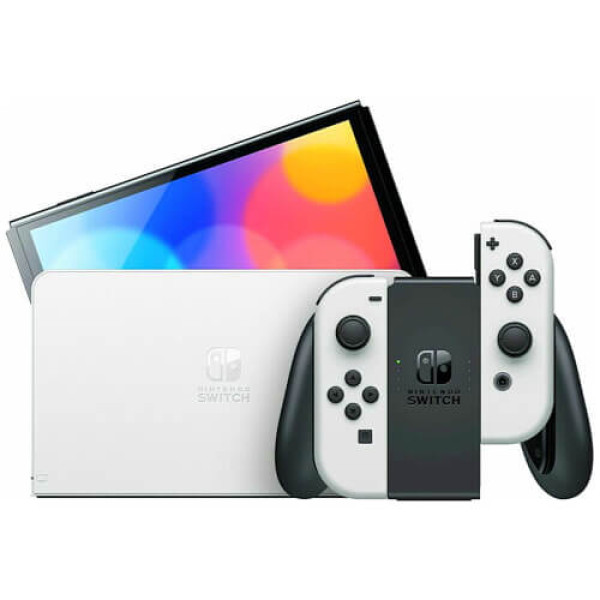Портативна ігрова приставка Nintendo Switch OLED with White Joy-Con Гарантія 12 міс.