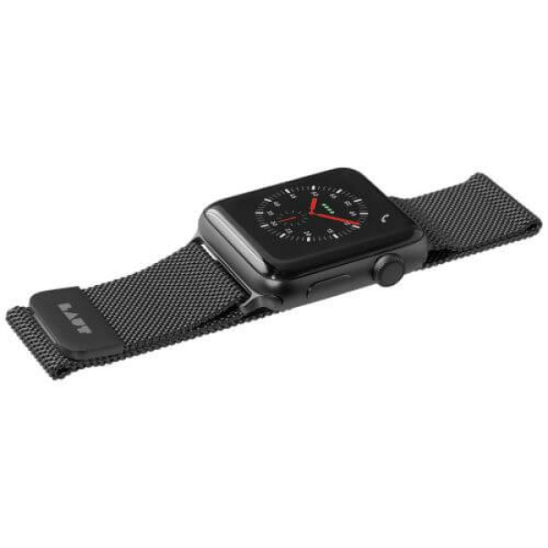 Ремінець Laut STEEL LOOP for Apple Watch 44/45/46/49mm Black (LAUT_AWL_ST_BK)