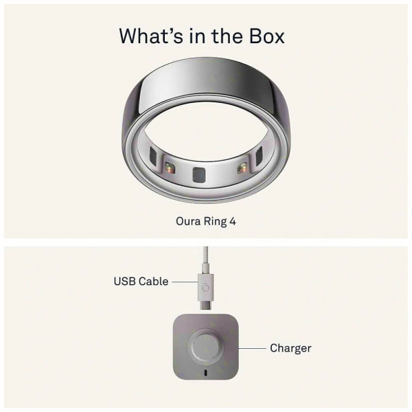 Смарт-кільце Oura Ring 4 Ceramic Midnight Size 9 (JZ90-57455-09)