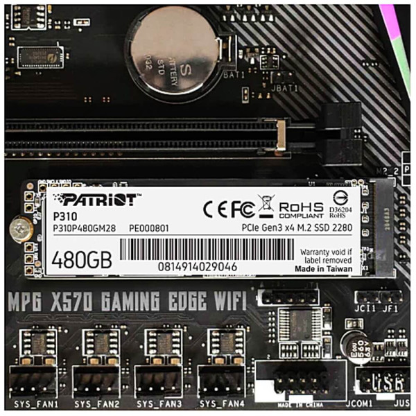 SSD-накопичувач PATRIOT P310 480GB (P310P480GM28)