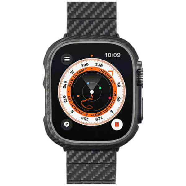 Чохол Pitaka Air Case for Apple Watch Ultra 49mm Black/Grey (KW3001A)