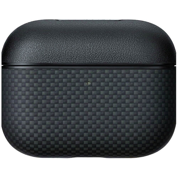Чохол Pitaka Aramid Fiber Magnetic Case Plain Black/Grey for Airpods Pro 3rd Gen (APM2501)