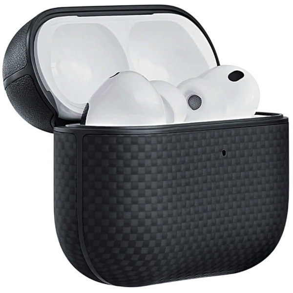 Чохол Pitaka Aramid Fiber Magnetic Case Plain Black/Grey for Airpods Pro 3rd Gen (APM2501)