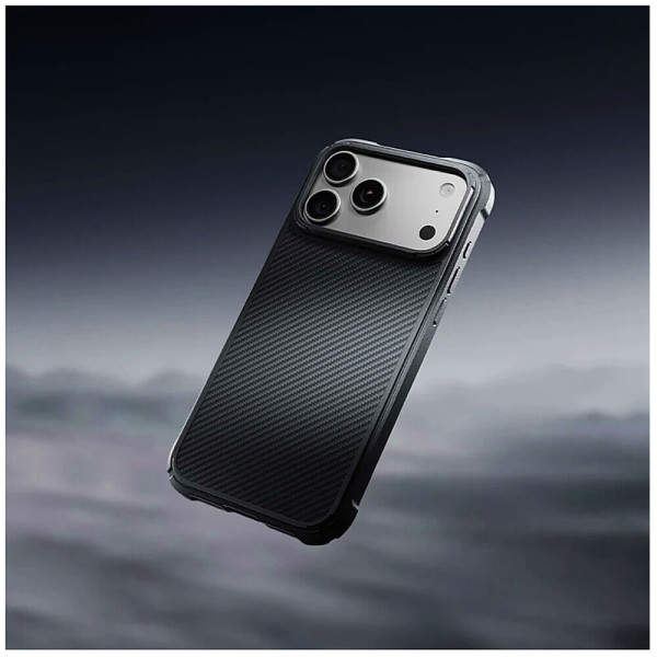 Чохол Pitaka Cairn Military Grade Protective Case Twill Black/Grey for iPhone 18 Pro/17 Pro (KI1801CP2)