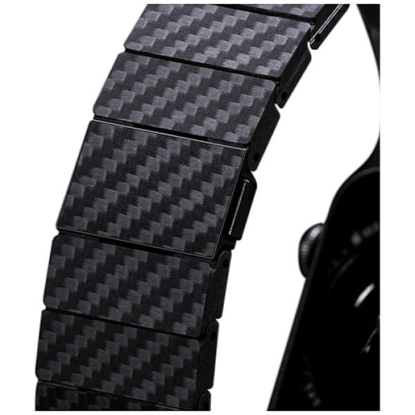 Ремінець Pitaka Carbon Fiber Watch Band for Apple Watch 49/45/44mm Modern Black/Grey (AWB2304)