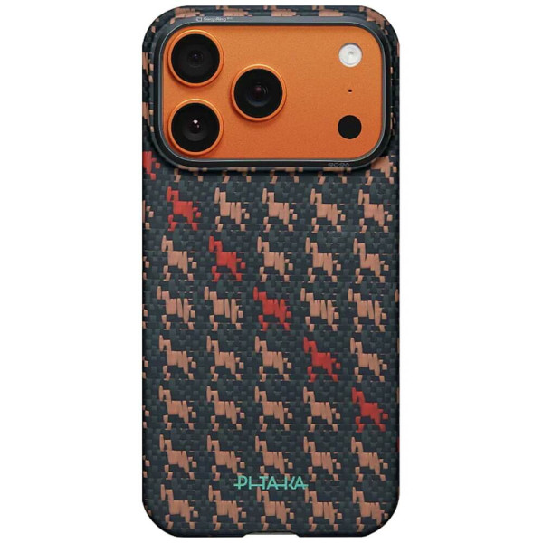 Чохол Pitaka Edge Ultra-Slim Case Happiness Rides Ebony for iPhone 17 Pro Max (HR1707PM)