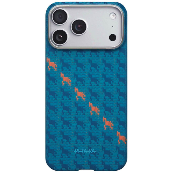 Чохол-накладка Pitaka Edge Ultra-Slim Case Happiness Rides Indigo for iPhone 17 Pro Max (HR1702PM)