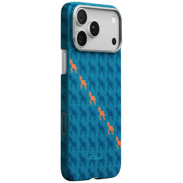 Чохол-накладка Pitaka Edge Ultra-Slim Case Happiness Rides Indigo for iPhone 17 Pro Max (HR1702PM)