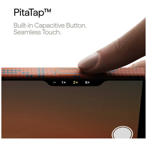 Чохол Pitaka Edge Ultra-Slim Case Monogram Blue/Orange для iPhone 17 Pro (KI1703PTK)
