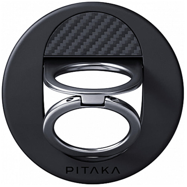 Магнітне кільце-підставка Pitaka MagEZ Grip 3 Twill 600D Black/Grey (MGB2402)