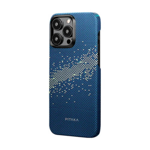 Чохол-накладка Pitaka Tactile Woven Case StarPeak Milky Way Galaxy for iPhone 16 Pro (KI1601PMYG)