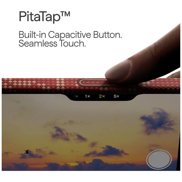Чохол Pitaka Ultra-Slim Case Monogram Red/Gold for iPhone 17 Pro Max (KI1702PTKP)