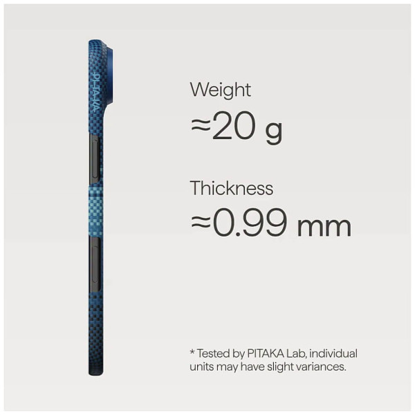Чохол Pitaka Ultra-Slim Case Moonrise for iPhone Air (KI1703M)