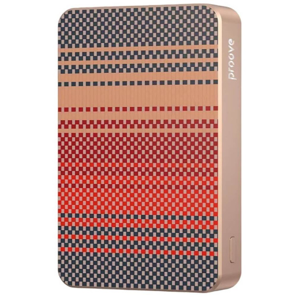 Зовнішній акумулятор Proove Carbon Slim 10000mAh 22.5W/Qi 15W Glowrise (PBCS22110052)