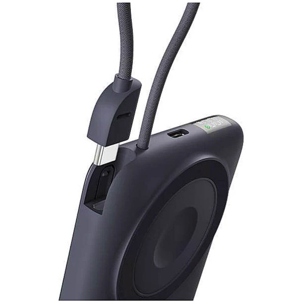 Зовнішній акумулятор Proove Moon Rock 2 in1 10000mAh 22.5W Gray with Cable Type-C (PBR122012105)