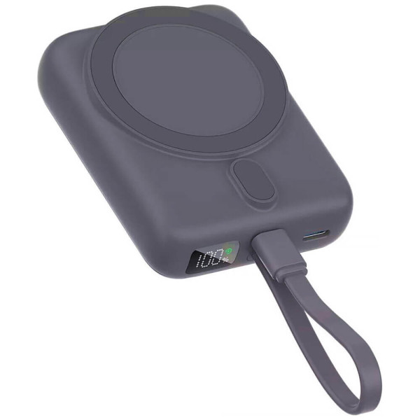 Зовнішній акумулятор Proove Neutron 10000mAh 22.5W Qi 15W Gray (PBNE22022203)