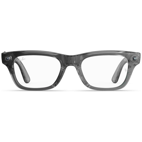 Смарт-окуляри Ray-Ban Meta Blayzer Optics Gen2 Standard Matte Transparent Ice Grey/Clear (RW7001 8529 50-19)