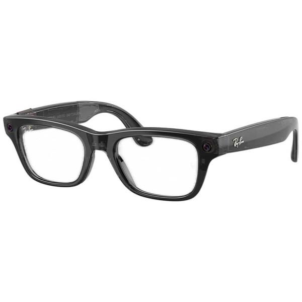Смарт-окуляри Ray-Ban Meta Blayzer Optics Gen2 Transparent Black Frame with Demo Lens (RW7001 8526 50-19)