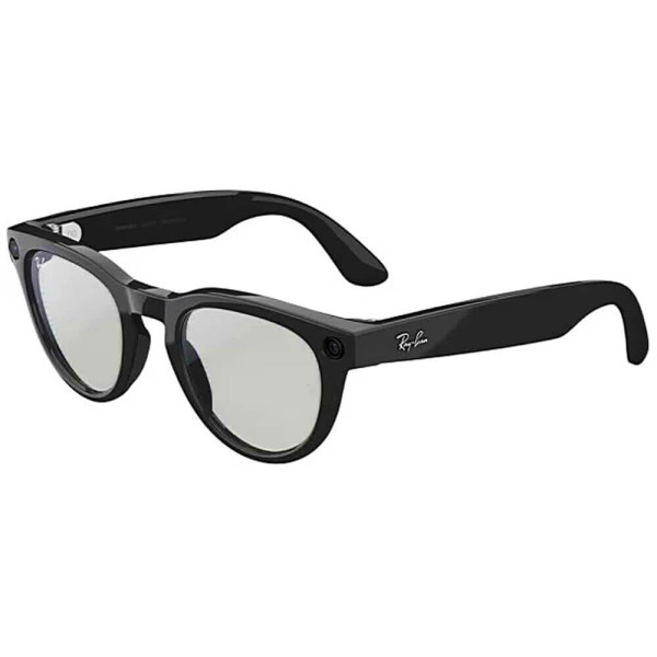 Смарт-окуляри Ray-Ban Meta Headliner Gen2 HighBridge Fit Shiny Black/Clear-Graphite Green Transitions (RW4013 601/1M 50-23)