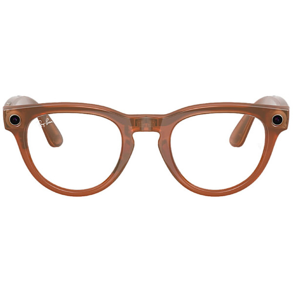 Смарт-окуляри Ray-Ban Meta Headliner Shiny Caramel Frame Clear/Sapphire Transitions (RW4009 6706MF 50-23)