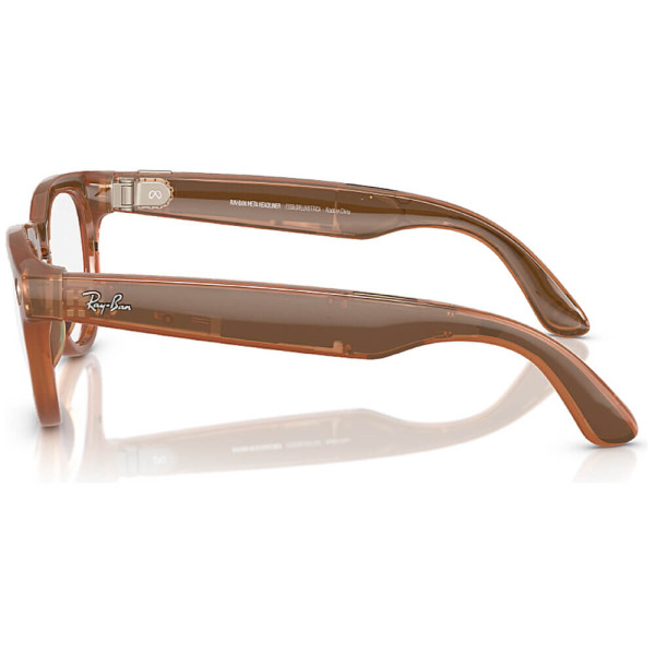 Смарт-окуляри Ray-Ban Meta Headliner Shiny Caramel Frame Clear/Sapphire Transitions (RW4009 6706MF 50-23)