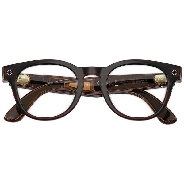 Смарт-окуляри Ray-Ban Meta Scriber Optics Gen 2 Transparent Umber Frame with Demo Lens (RW7002 8532 49-22)