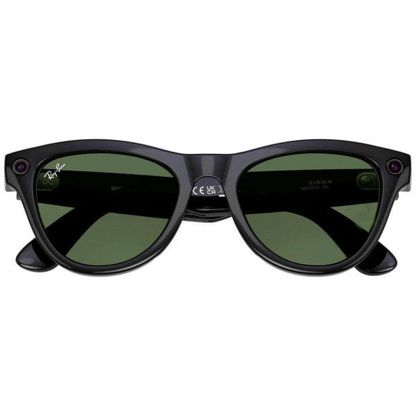 Смарт-окуляри Ray-Ban Meta Skyler Gen 2 Standard Shiny Black Frame/G-15 Green Lenses (RW4014 601/71 52-20)
