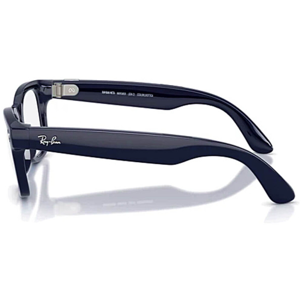 Смарт-окуляри Ray-Ban Meta Wayfarer Gen 2 Shiny Cosmic Blue/Clear Sapphire (RW4012 6628/MF 53-23)