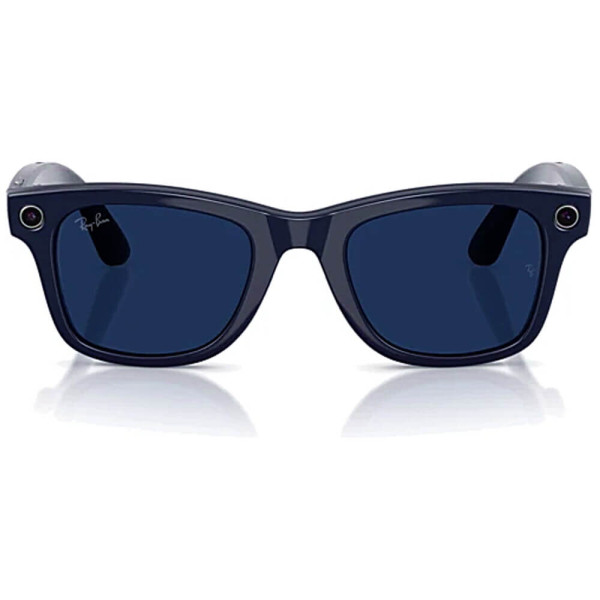 Смарт-окуляри Ray-Ban Meta Wayfarer Gen 2 Shiny Cosmic Blue/Clear Sapphire (RW4012 6628/MF 53-23)