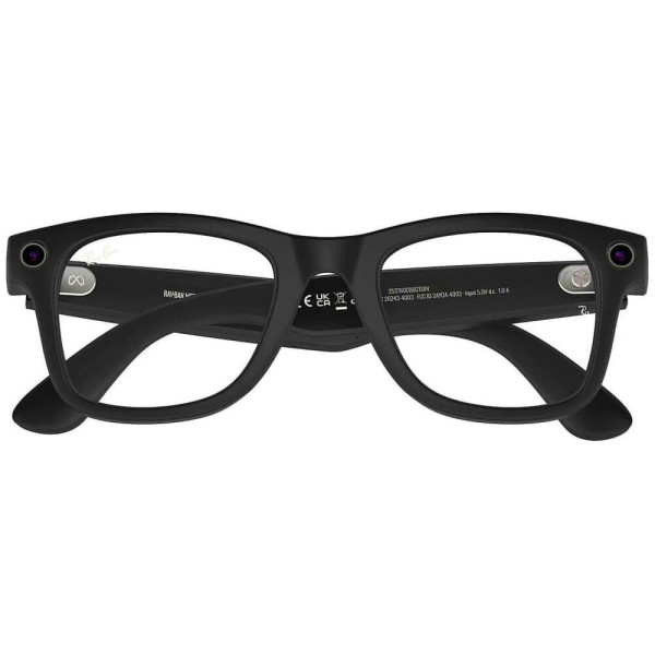 Смарт-окуляри Ray-Ban Meta Wayfarer Gen 2 Standard Matte Black Frame/Clear Lenses (RW4012 601SSB 50-22)