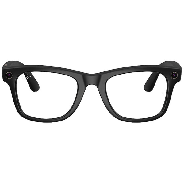 Смарт-окуляри Ray-Ban Meta Wayfarer Large Matte Black/Clear to Graphite Green Transitions (RW4008 601S1M 53-22)