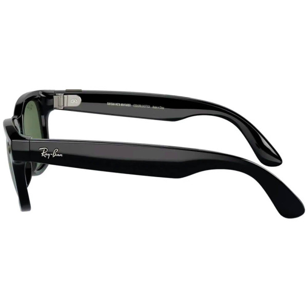 Смарт-окуляри Ray-Ban Meta Wayfarer Large Shiny Black/G-15 Green (RW4008 601/71 53-22)