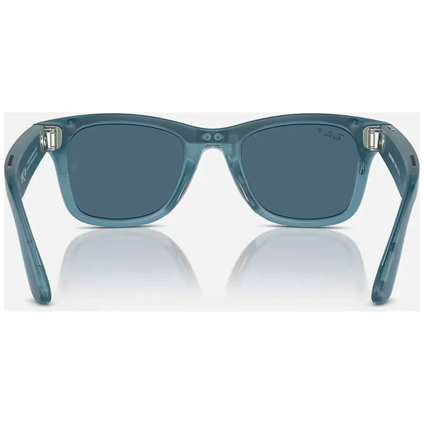 Смарт-окуляри Ray-Ban Meta Wayfarer Matte Jeans Frame Dusty Blue Lenses (RW4006 67552V 50-22)