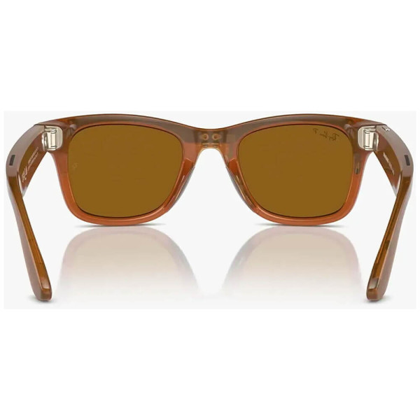 Смарт-окуляри Ray-Ban Meta Wayfarer Shiny Caramel Frame Brown Lenses (RW4006 670683 50-22)