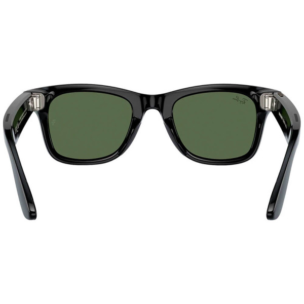 Смарт-окуляри Ray-Ban Meta Wayfarer Shiny Black Frame Green Lenses (RW4006 601/71 50-22) (Уцінка)