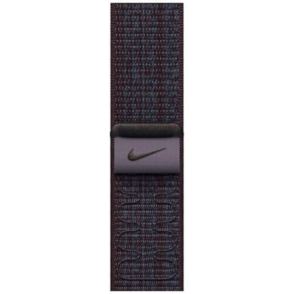 Ремінець Apple Watch 41/40/38mm Black/Blue Nike Sport Loop (MUJV3)