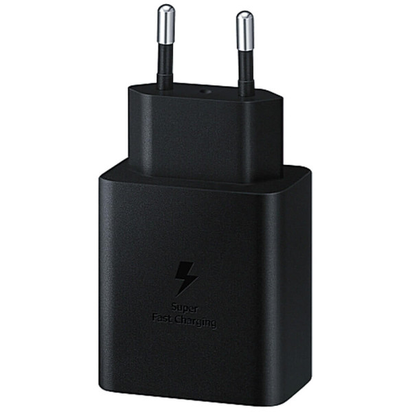 Мережевий зарядний пристрій Samsung 45W PD Compact Power Adapter (with Type-C cable) Black (EP-T4510XBE)